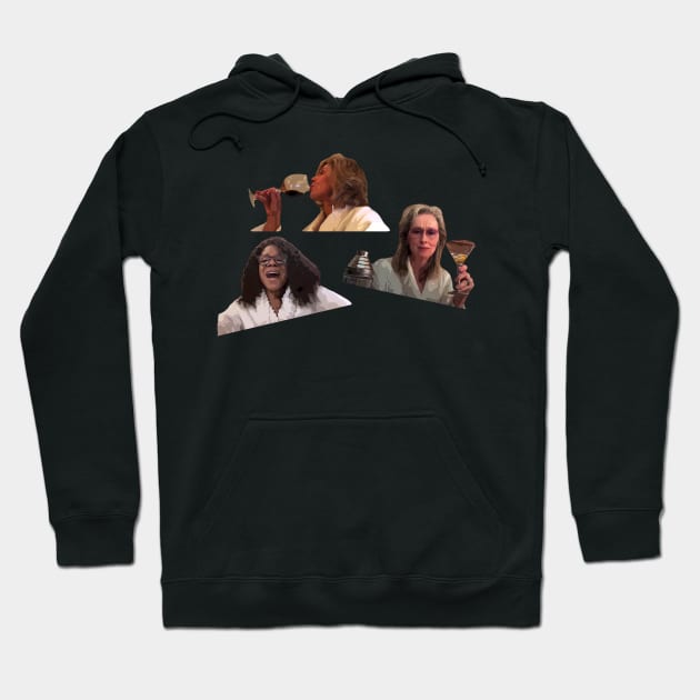 Ladies who Lunch - Meryl Streep, Christine Baranski, Audra McDonald Hoodie by baranskini